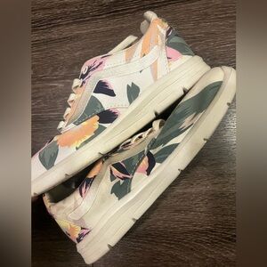 Floral Canvas Women's Vans Sneakers